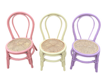 Load image into Gallery viewer, 12 Over the Rainbow Rattan Children&#39;s chair set
