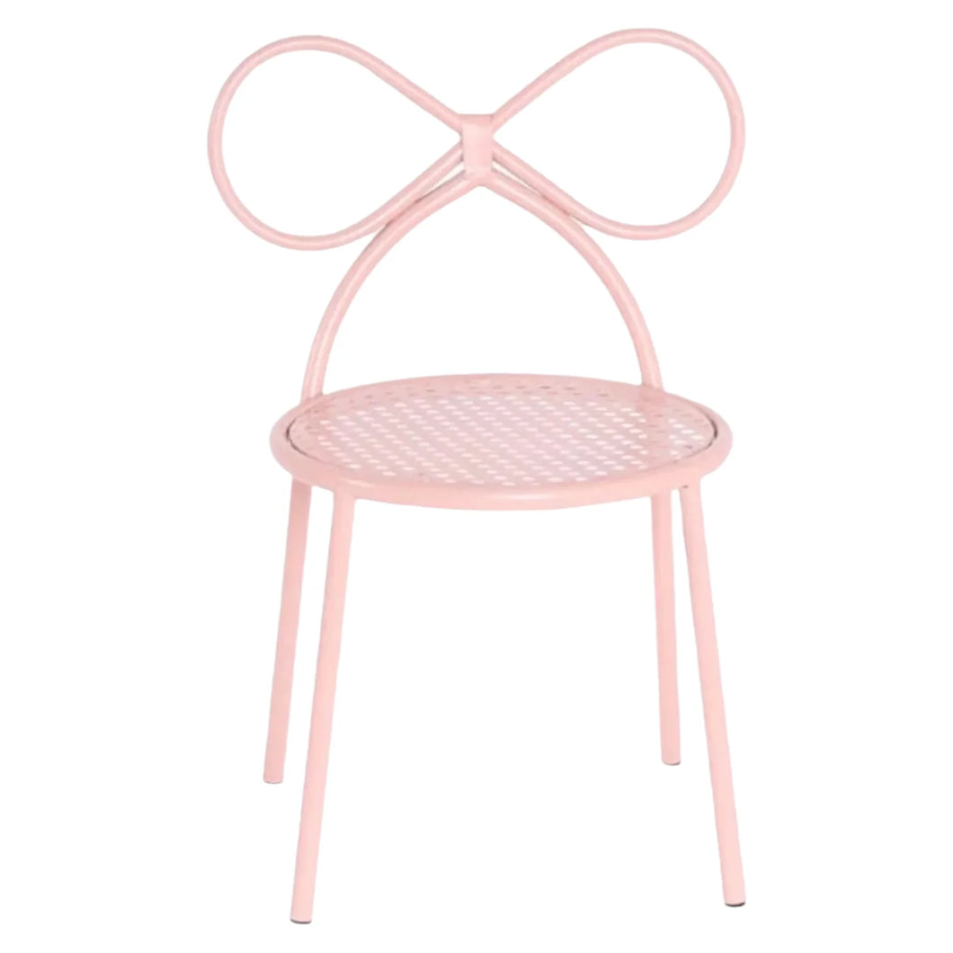 12 Bow Pink Chairs